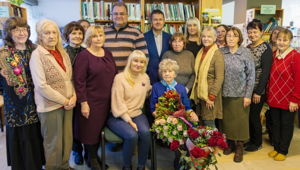 Vana-Vastseliina raamatukogu süda Tiiu Pihla tähistas 80 aasta juubelit